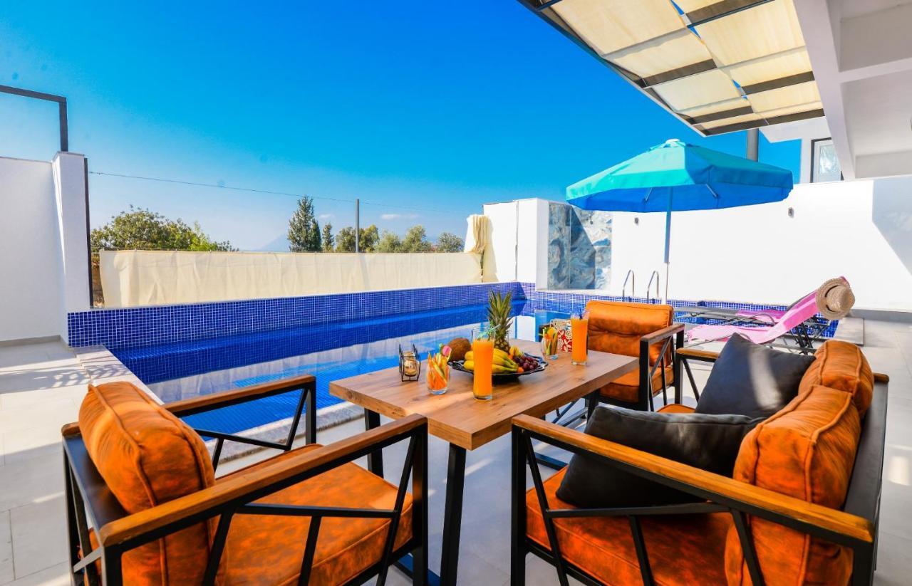 Tar - 2 Bedroom Holiday Villa in Kalkan Kaş Exteriör bild