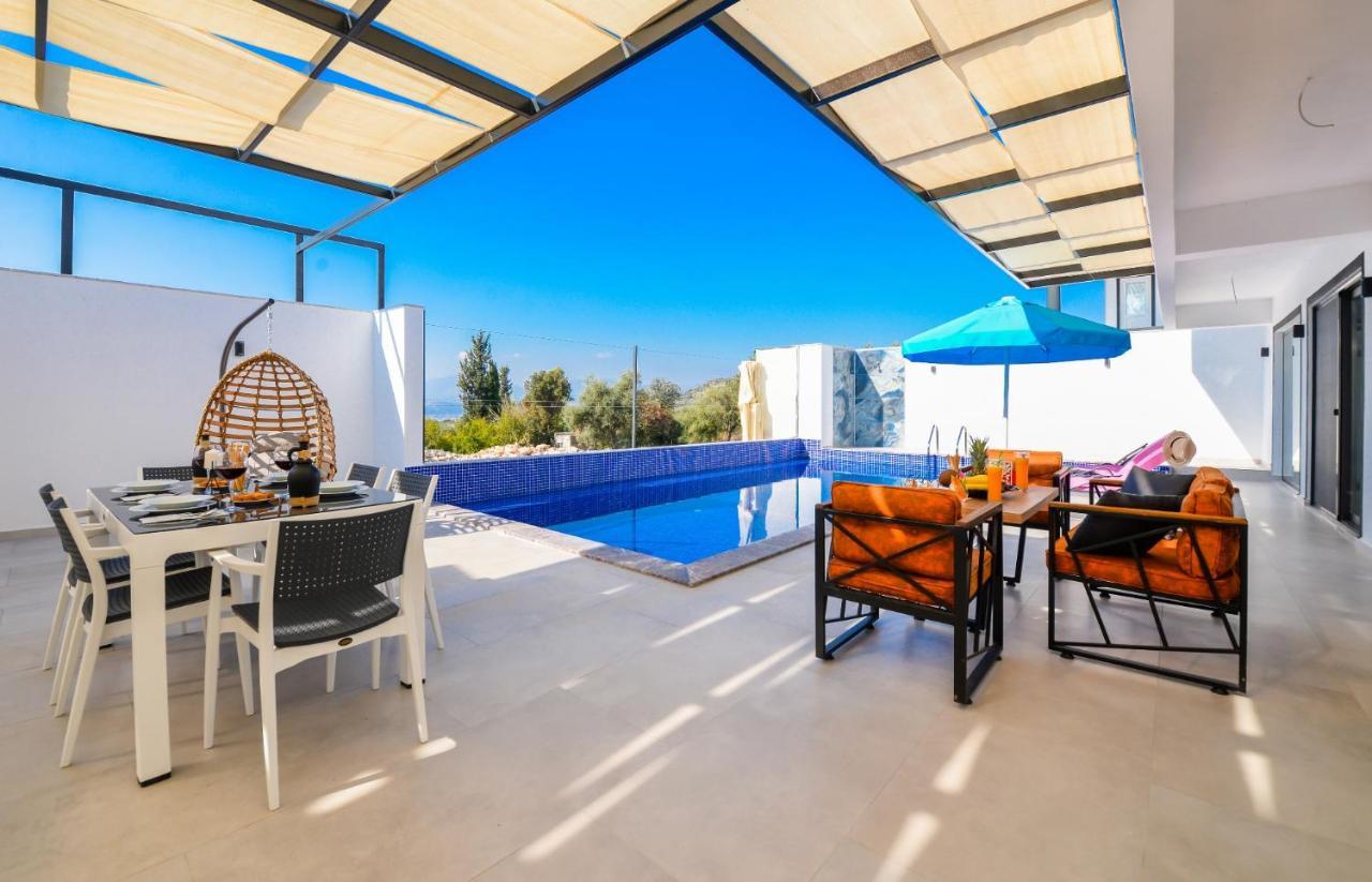 Tar - 2 Bedroom Holiday Villa in Kalkan Kaş Exteriör bild